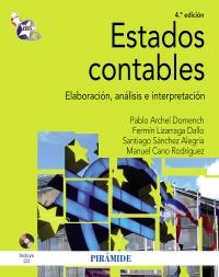 Estados contables | 9788436827033 | Archel Domench, Pablo/Lizarraga Dallo, Fermín/Sánchez Alegría, Santiago/Cano Rodríguez, Manuel | Llibres Parcir | Llibreria Parcir | Llibreria online de Manresa | Comprar llibres en català i castellà online
