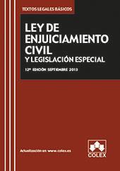 LEY DE ENJUICIAMIENTO CIVIL Y LEGISLACION ESPECIAL | 9788483423813 | VVAA | Llibres Parcir | Llibreria Parcir | Llibreria online de Manresa | Comprar llibres en català i castellà online