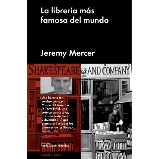 LA LIBRERÍA MÁS FAMOSA DEL MUNDO | 9788415996187 | JEREMY MERCER | Llibres Parcir | Librería Parcir | Librería online de Manresa | Comprar libros en catalán y castellano online