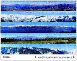 MAPA POSTER LES NOESTRES COMARQUES PALLARS JUSSA SOBIRA RIPOLLES SOLSONES VAL D'ARAN | 8420093048185 | Llibres Parcir | Llibreria Parcir | Llibreria online de Manresa | Comprar llibres en català i castellà online