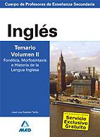 VOL 2 INGLES TEMARIO | 9788466580281 | Llibres Parcir | Librería Parcir | Librería online de Manresa | Comprar libros en catalán y castellano online