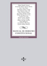 Manual de Derecho Constitucional | 9788430955114 | Agudo Zamora, Miguel/Álvarez-Ossorio Micheo, Fernando/Cano Bueso, Juan/Gómez Corona, Esperanza/Lopez | Llibres Parcir | Librería Parcir | Librería online de Manresa | Comprar libros en catalán y castellano online