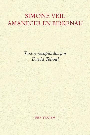 AMANECER EN BIRKENAU | 9788418935350 | VEIL, SIMONE | Llibres Parcir | Llibreria Parcir | Llibreria online de Manresa | Comprar llibres en català i castellà online