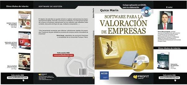 SOFTWARE PARA LA VALORACION DE EMPRESAS | 9788492956487 | MARIN QUICO | Llibres Parcir | Librería Parcir | Librería online de Manresa | Comprar libros en catalán y castellano online