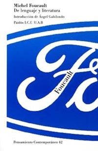 DE LENGUAJE Y LITERATURA | 9788449302275 | FOUCAULT | Llibres Parcir | Llibreria Parcir | Llibreria online de Manresa | Comprar llibres en català i castellà online