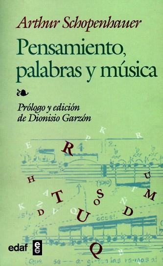 PENSAMIENTO, PALABRAS Y MÚSICA | 9788441404205 | SCHOPENHAUER, ARTHUR | Llibres Parcir | Llibreria Parcir | Llibreria online de Manresa | Comprar llibres en català i castellà online