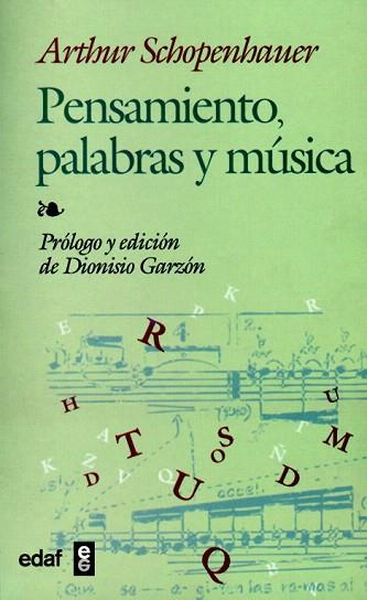 PENSAMIENTO, PALABRAS Y MÚSICA | 9788441404205 | SCHOPENHAUER, ARTHUR | Llibres Parcir | Librería Parcir | Librería online de Manresa | Comprar libros en catalán y castellano online