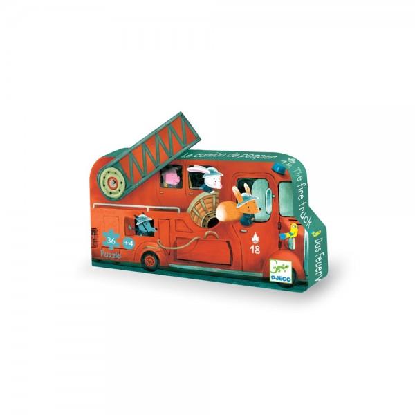 PUZZLE SILUETA CAMION DE BOMBEROS | 3070900072695 | Llibres Parcir | Librería Parcir | Librería online de Manresa | Comprar libros en catalán y castellano online