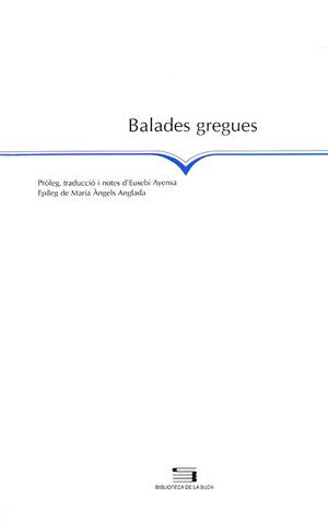 BALADES GREGUES | 9788479355487 | Llibres Parcir | Llibreria Parcir | Llibreria online de Manresa | Comprar llibres en català i castellà online