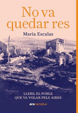 NO VA QUEDAR RES | 9788411731126 | ESCALAS BERNAT, MARIA | Llibres Parcir | Llibreria Parcir | Llibreria online de Manresa | Comprar llibres en català i castellà online