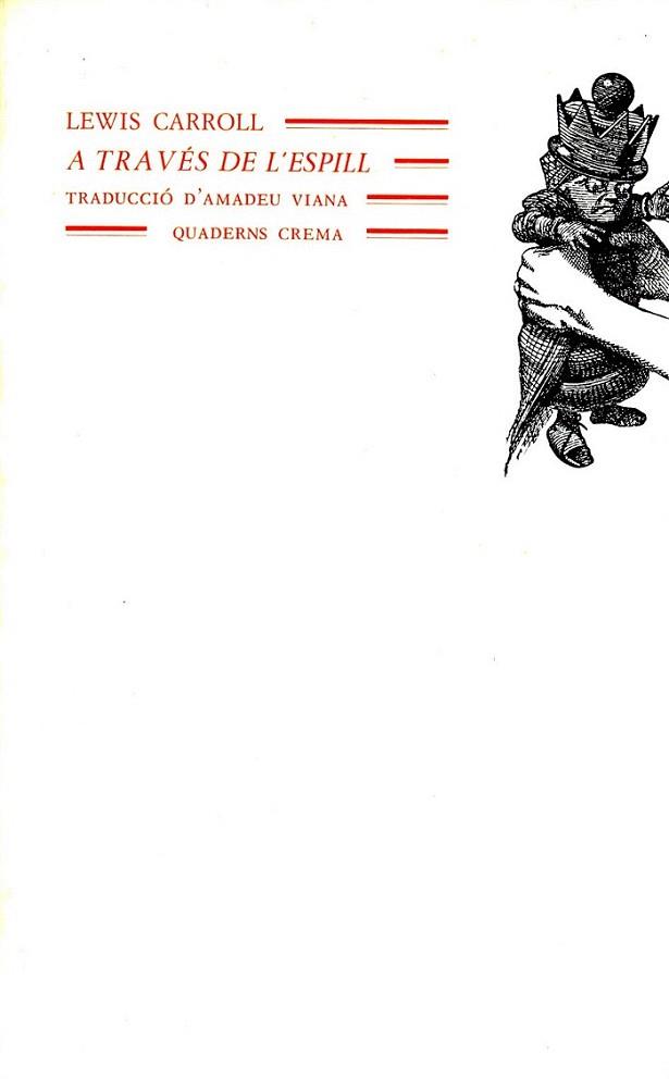 A TRAVES DE L ESPILL | 9788485704675 | LEWIS CARROLL | Llibres Parcir | Llibreria Parcir | Llibreria online de Manresa | Comprar llibres en català i castellà online
