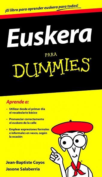 EUSKERA PARA DUMMIES | 9788432900730 | JEAN-BAPTISTE COYOS/JASONE SALABERRIA | Llibres Parcir | Librería Parcir | Librería online de Manresa | Comprar libros en catalán y castellano online