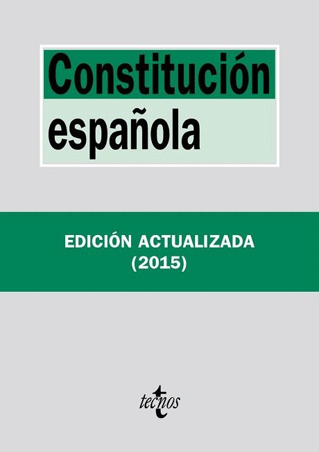 CONSTITUCIÓN ESPAÑOLA | 9788430966189 | EDITORIAL TECNOS | Llibres Parcir | Llibreria Parcir | Llibreria online de Manresa | Comprar llibres en català i castellà online
