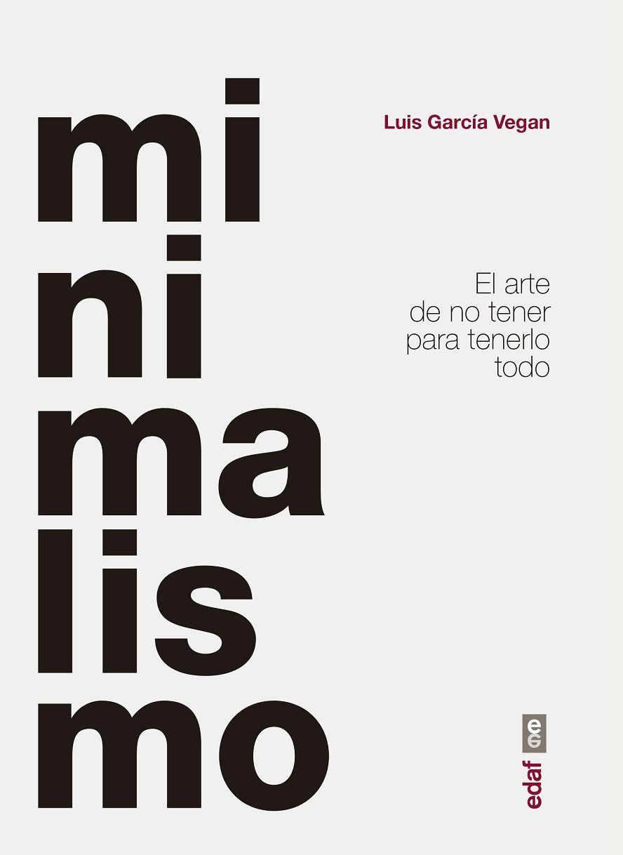 MINIMALISMO | 9788441440821 | GARCÍA VEGAN, LUIS | Llibres Parcir | Llibreria Parcir | Llibreria online de Manresa | Comprar llibres en català i castellà online