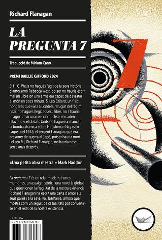LA PREGUNTA 7 | 9791387726157 | FLANAGAN, RICHARD | Llibres Parcir | Librería Parcir | Librería online de Manresa | Comprar libros en catalán y castellano online