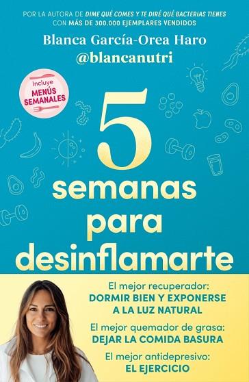 5 SEMANAS PARA DESINFLAMARTE | 9788418055683 | GARCÍA-OREA HARO ((@BLANCANUTRI)), BLANCA | Llibres Parcir | Llibreria Parcir | Llibreria online de Manresa | Comprar llibres en català i castellà online