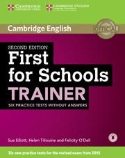 FIRST FOR SCHOOLS TRAINER BK PACK (-KEY) 2ªED | 9781107446045 | VV.AA | Llibres Parcir | Librería Parcir | Librería online de Manresa | Comprar libros en catalán y castellano online