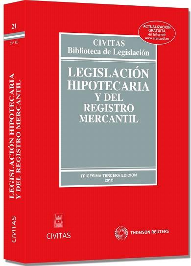 LEGISLACIÓN HIPOTECARIA Y DEL REGISTRO MERCANTIL | 9788447039081 | GARCÍA GARCÍA, JOSÉ MANUEL | Llibres Parcir | Llibreria Parcir | Llibreria online de Manresa | Comprar llibres en català i castellà online