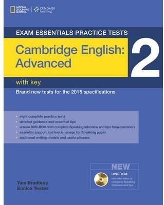 EXAM ESSENTIALS: CAMBRIDGE ADVANCED PRACTICE TESTS 2 W/KEY + DVD-ROM | 9781285745077 | BRADBURY, TOM | Llibres Parcir | Librería Parcir | Librería online de Manresa | Comprar libros en catalán y castellano online
