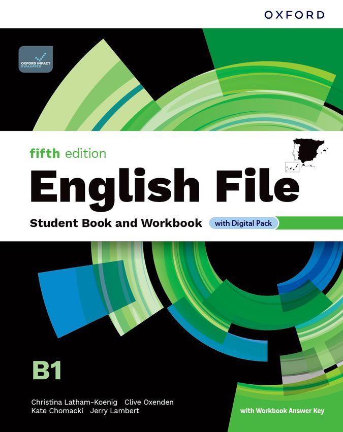ENGLISH FILE 5TH EDITION B1. STUDENT'S BOOK AND WORKBOOK AND DIGITAL WITH KEY PA | 9780194144025 | LATHAM-KOENIG, CHRISTINA / OXENDEN, CLIVE / CHOMACKI, KATE / LAMBERT, JERRY | Llibres Parcir | Llibreria Parcir | Llibreria online de Manresa | Comprar llibres en català i castellà online
