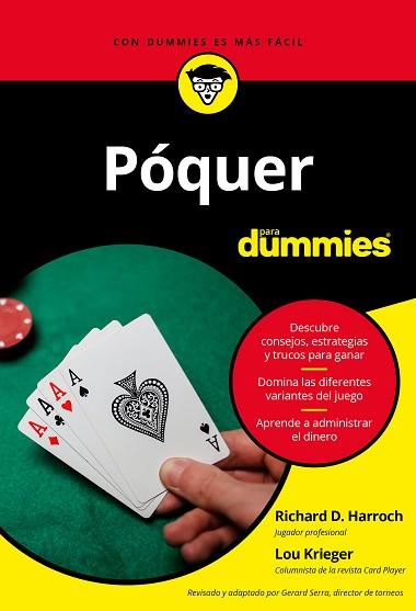 PÓQUER PARA DUMMIES | 9788432905551 | HARROCH, RICHARD D./KRIEGER, LOU | Llibres Parcir | Librería Parcir | Librería online de Manresa | Comprar libros en catalán y castellano online
