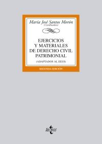 Ejercicios y materiales de Derecho Civil Patrimonial | 9788430955237 | Santos Morón, María José/Bergel Sainz-Baranda, Yolanda/Espada Mallorquín, Susana/Martín Salamanca, S | Llibres Parcir | Librería Parcir | Librería online de Manresa | Comprar libros en catalán y castellano online