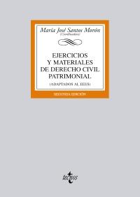 Ejercicios y materiales de Derecho Civil Patrimonial | 9788430955237 | Santos Morón, María José/Bergel Sainz-Baranda, Yolanda/Espada Mallorquín, Susana/Martín Salamanca, S | Llibres Parcir | Llibreria Parcir | Llibreria online de Manresa | Comprar llibres en català i castellà online