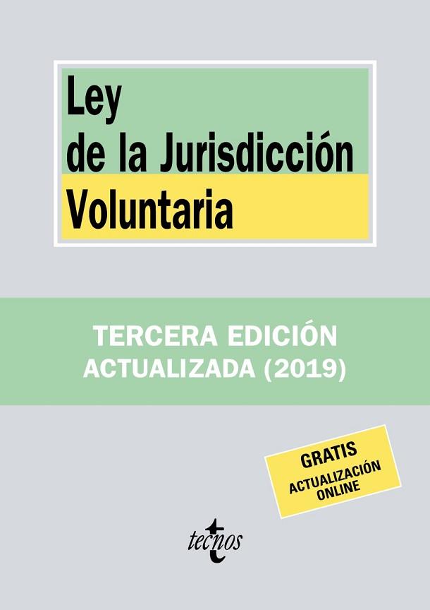 LEY DE LA JURISDICCIÓN VOLUNTARIA | 9788430977659 | EDITORIAL TECNOS | Llibres Parcir | Librería Parcir | Librería online de Manresa | Comprar libros en catalán y castellano online