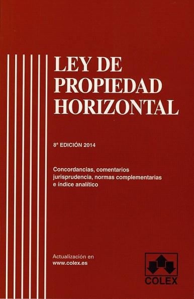 LEY DE PROPIEDAD HORIZONTAL 8ª ED. | 9788483424049 | FUENTES-LOJO LASTRES, ALEJANDRO | Llibres Parcir | Llibreria Parcir | Llibreria online de Manresa | Comprar llibres en català i castellà online