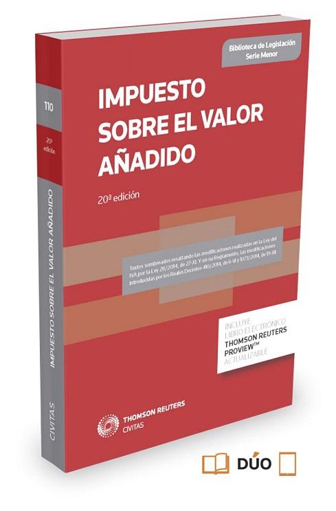 IMPUESTO SOBRE EL VALOR AÑADIDO  (PAPEL + E-BOOK) | 9788447050895 | CIVITAS, DEPARTAMENTO DE REDACCIÓN | Llibres Parcir | Librería Parcir | Librería online de Manresa | Comprar libros en catalán y castellano online