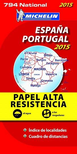MAPA NATIONAL ESPAÑA - PORTUGAL "ALTA RESISTENCIA" | 9782067199798 | VARIOS AUTORES | Llibres Parcir | Llibreria Parcir | Llibreria online de Manresa | Comprar llibres en català i castellà online
