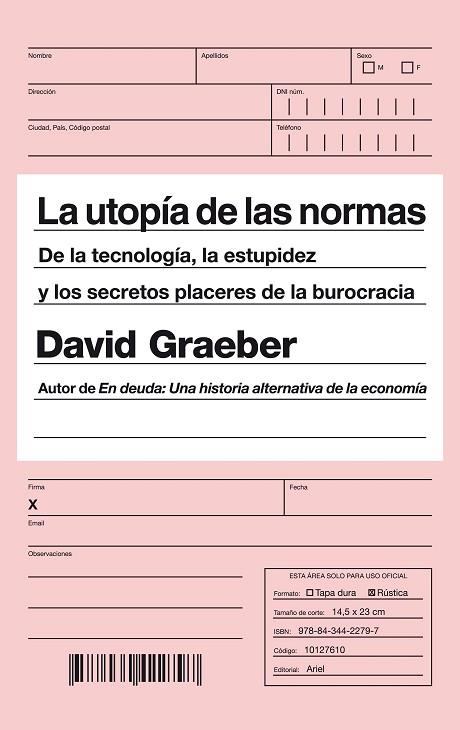 LA UTOPÍA DE LAS NORMAS | 9788434422797 | GRAEBER, DAVID | Llibres Parcir | Librería Parcir | Librería online de Manresa | Comprar libros en catalán y castellano online