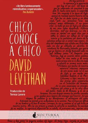 CHICO CONOCE A CHICO | 9788416858354 | LEVITHAN, DAVID | Llibres Parcir | Llibreria Parcir | Llibreria online de Manresa | Comprar llibres en català i castellà online