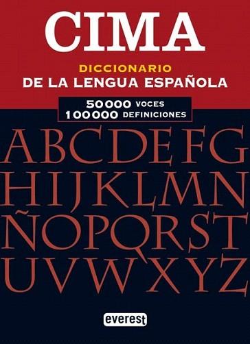 EVEREST CIMA DICCIONARIO DE LA LENGUA ESPAÐOLA | 9788424112769 | Llibres Parcir | Librería Parcir | Librería online de Manresa | Comprar libros en catalán y castellano online