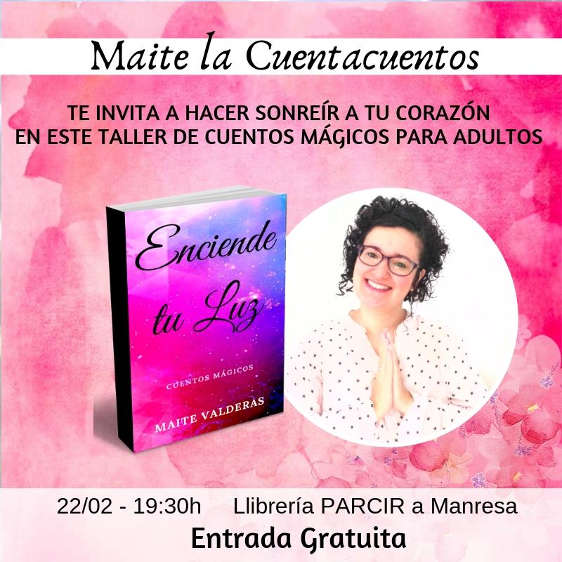 Presentació del llibre "Enciende tu luz", de Maite Valderas - Llibres Parcir | Llibreria Parcir | Llibreria online de Manresa | Comprar llibres en català i castellà online