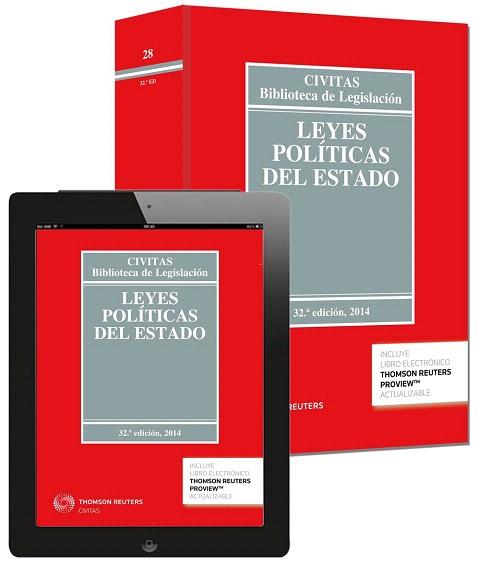 LEYES POLÍTICAS DEL ESTADO (PAPEL + E-BOOK) | 9788447046959 | ALBERTI ROVIRA, ENOCH/GONZÁLEZ BEILFUSS, MARKUS | Llibres Parcir | Llibreria Parcir | Llibreria online de Manresa | Comprar llibres en català i castellà online