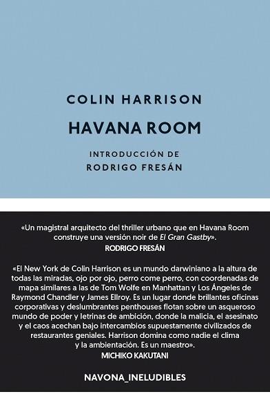 HAVANA ROOM | 9788417978334 | HARRISON, COLIN | Llibres Parcir | Llibreria Parcir | Llibreria online de Manresa | Comprar llibres en català i castellà online