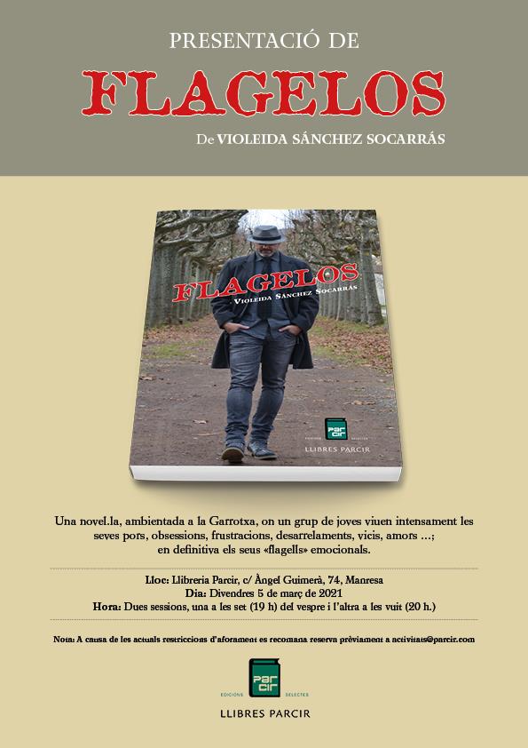 PRESENTACIÓ DE "FLAGELOS" de VIOLEIDA SÁNCHEZ - Llibres Parcir | Llibreria Parcir | Llibreria online de Manresa | Comprar llibres en català i castellà online