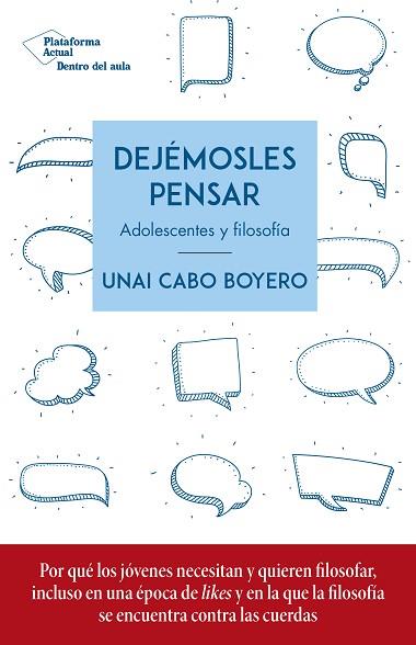 DEJÉMOSLES PENSAR | 9788417886936 | CABO BOYERO, UNAI | Llibres Parcir | Llibreria Parcir | Llibreria online de Manresa | Comprar llibres en català i castellà online