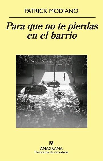 PARA QUE NO TE PIERDAS EN EL BARRIO | 9788433979308 | MODIANO, PATRICK | Llibres Parcir | Llibreria Parcir | Llibreria online de Manresa | Comprar llibres en català i castellà online