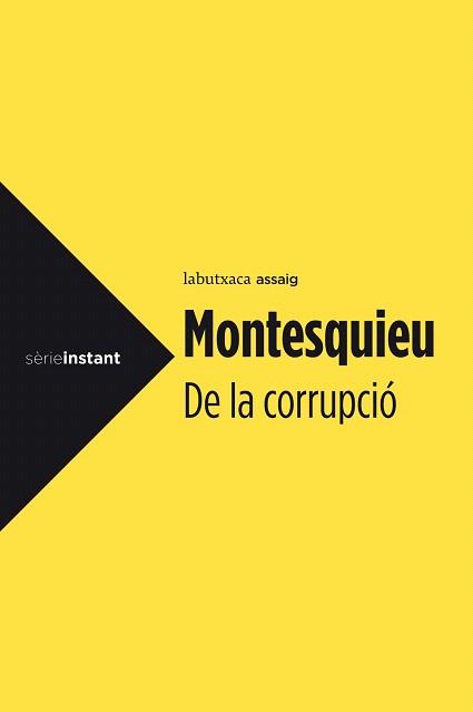 DE LA CORRUPCIÓ | 9788499306988 | MONTESQUIEU | Llibres Parcir | Llibreria Parcir | Llibreria online de Manresa | Comprar llibres en català i castellà online