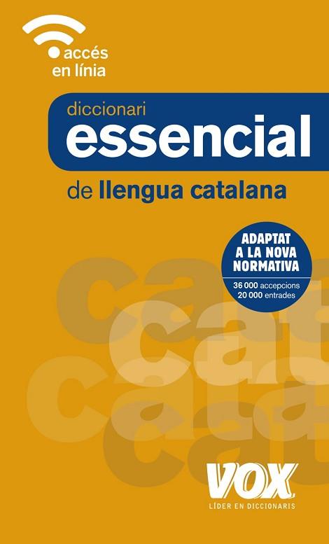 DICCIONARI ESSENCIAL DE LLENGUA CATALANA | 9788499742861 | VOX EDITORIAL | Llibres Parcir | Llibreria Parcir | Llibreria online de Manresa | Comprar llibres en català i castellà online