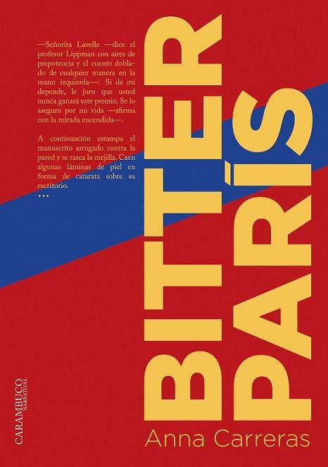 BITTER PARÍS | 9788494820625 | CARRERAS I AUBETS, ANNA | Llibres Parcir | Llibreria Parcir | Llibreria online de Manresa | Comprar llibres en català i castellà online