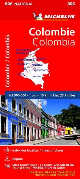 MAPA NATIONAL COLOMBIA | 9782067242609 | VV. AA. | Llibres Parcir | Llibreria Parcir | Llibreria online de Manresa | Comprar llibres en català i castellà online