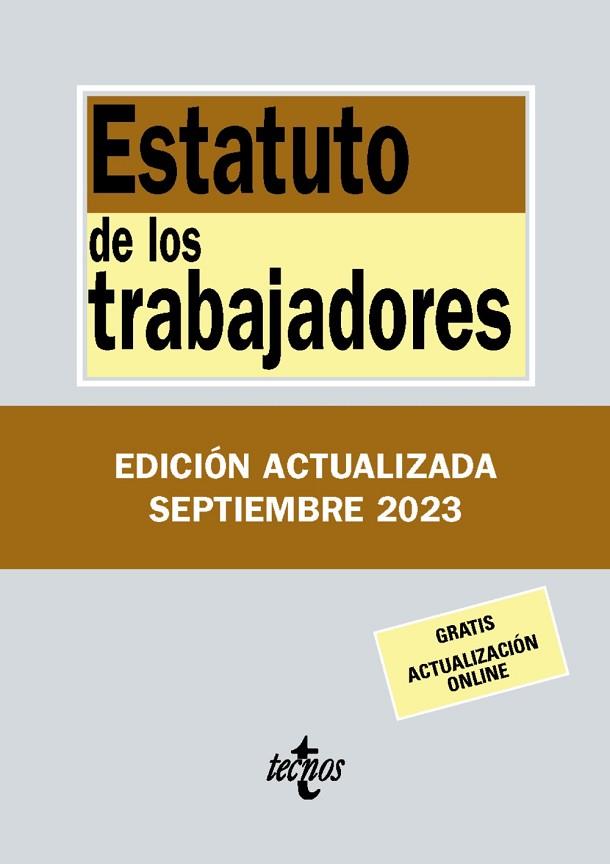 ESTATUTO DE LOS TRABAJADORES | 9788430988389 | EDITORIAL TECNOS | Llibres Parcir | Llibreria Parcir | Llibreria online de Manresa | Comprar llibres en català i castellà online