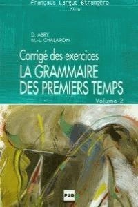 GRAMMAIRE P TEMPS 2 CORRIGES | 9782706108709 | ABRY, D./CHALARON, M.-L. | Llibres Parcir | Librería Parcir | Librería online de Manresa | Comprar libros en catalán y castellano online