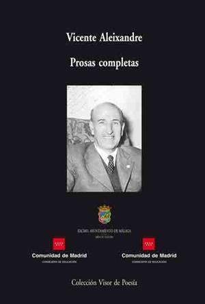 PROSAS COMPLETAS coleccion visor de poesia | 9788475229584 | ALEIXANDRE VICENTE | Llibres Parcir | Librería Parcir | Librería online de Manresa | Comprar libros en catalán y castellano online