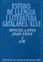 ESTUDIS DE LLENGUA I LITERATURA CATALANES XLVI | 9788484155119 | Llibres Parcir | Librería Parcir | Librería online de Manresa | Comprar libros en catalán y castellano online
