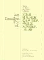 DIETARI FRANCESC GORINA RIERA PAGES DE MATADEPERA | 9788484155508 | Llibres Parcir | Librería Parcir | Librería online de Manresa | Comprar libros en catalán y castellano online