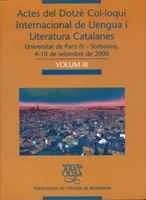 ACTES DEL DOTZE COL,LOQUI INTERNACIONAL LLENGUA LITE CATALA | 9788484155348 | Llibres Parcir | Librería Parcir | Librería online de Manresa | Comprar libros en catalán y castellano online